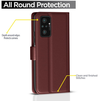 Pikkme brown flip case for Redmi Note 10 Pro/Note 10 Pro Max – photo 4