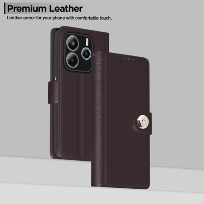 Pikkme Redmi Note 14 5G coffee flip case – photo 2