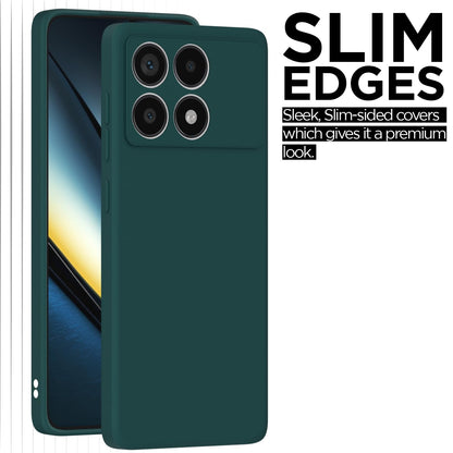 Pikkme green Matte back cover for Poco F6 Pro 5G – photo 7