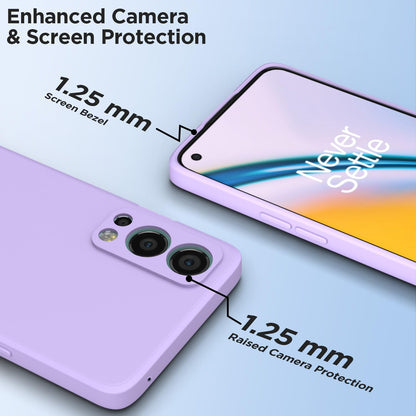 Pikkme Oneplus Nord 2 5G Liquid Silicone Back Cover | Purple