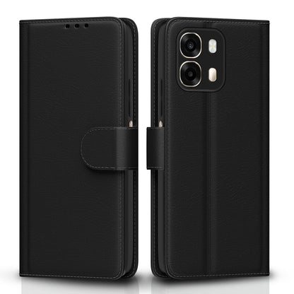 Pikkme black Wallet flip case for Oppo A6 Pro 5G