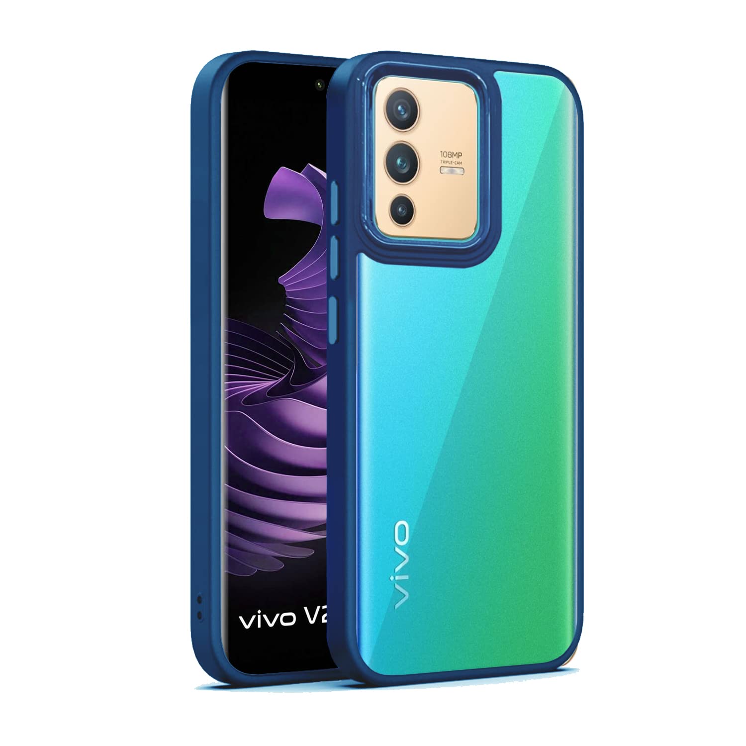 Pikkme Vivo V23 5G Chrome indigo back cover