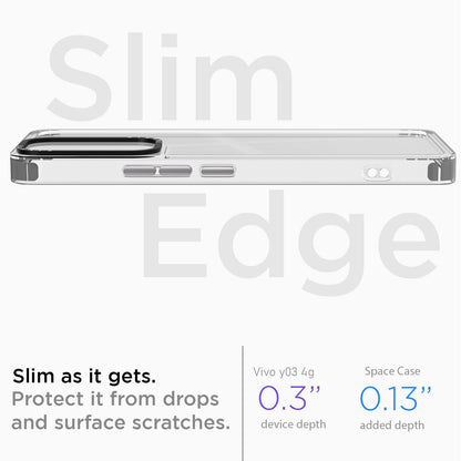 Vivo Y03 4G mobile cover in transparent by Pikkme – photo 3