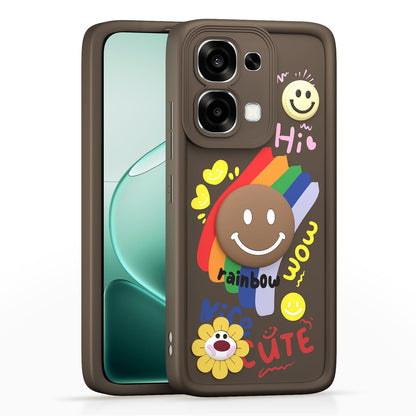 Pikkme brown Soft Silicone mobile back cover for Oppo F31/F33 5G