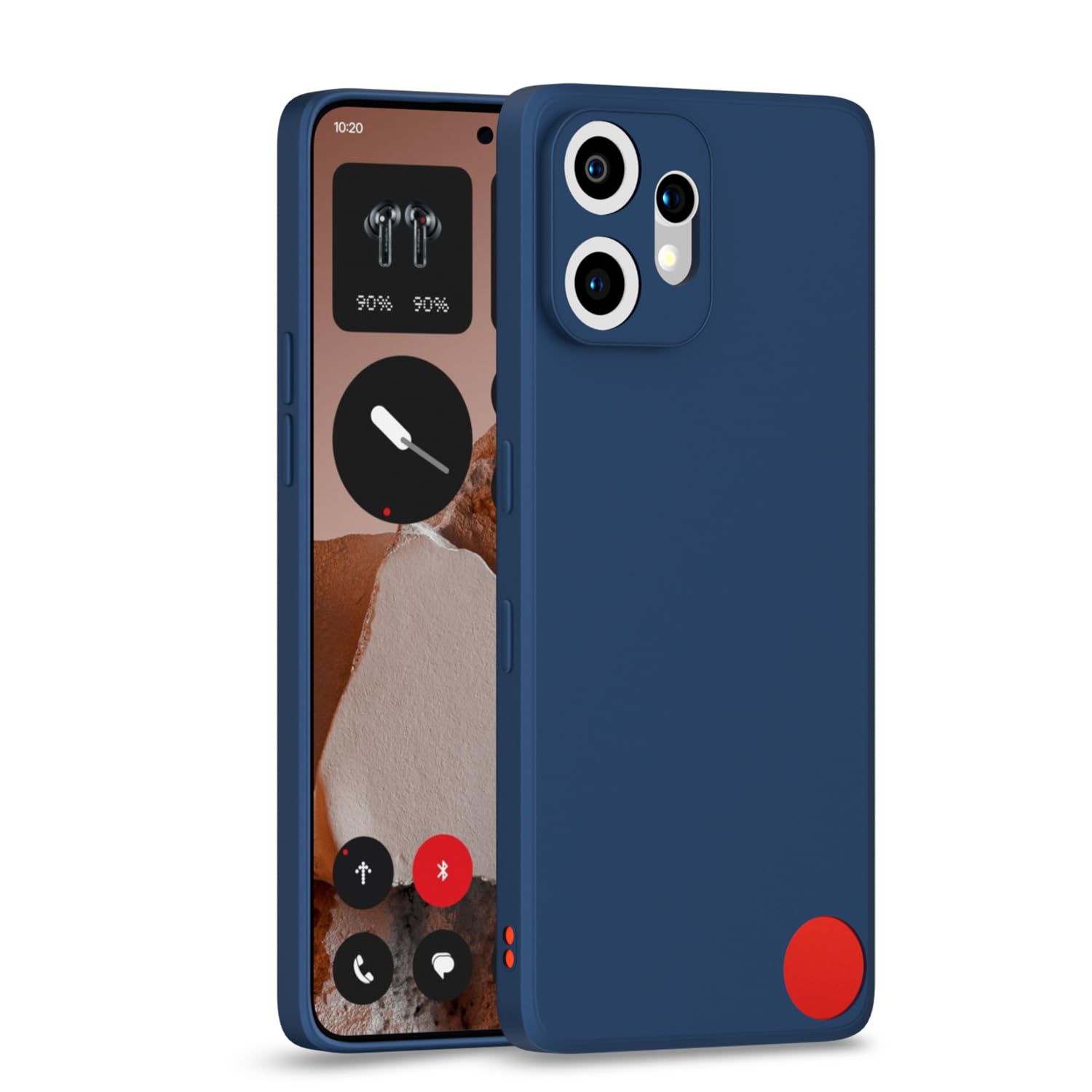 Blue Matte back cover for CMF Phone 2 Pro 5G – Pikkme