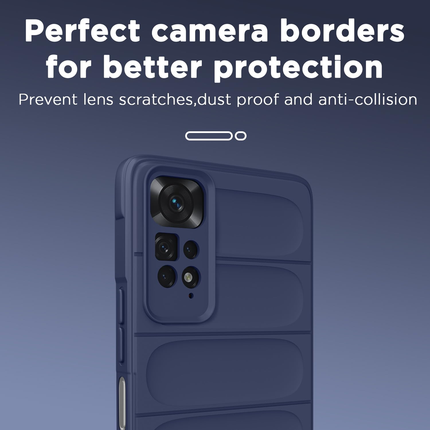 Blue mobile back cover for Redmi Note 11 4G/Note 11S – Pikkme – photo 6