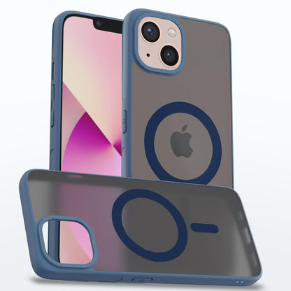 Blue MagSafe back cover for iPhone 14 – Pikkme