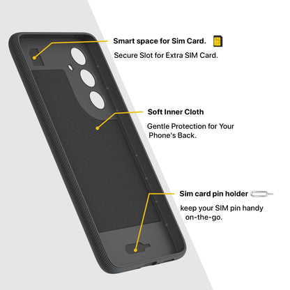Pikkme Samsung Galaxy A36 5G Gencase Back Cover (Grey)