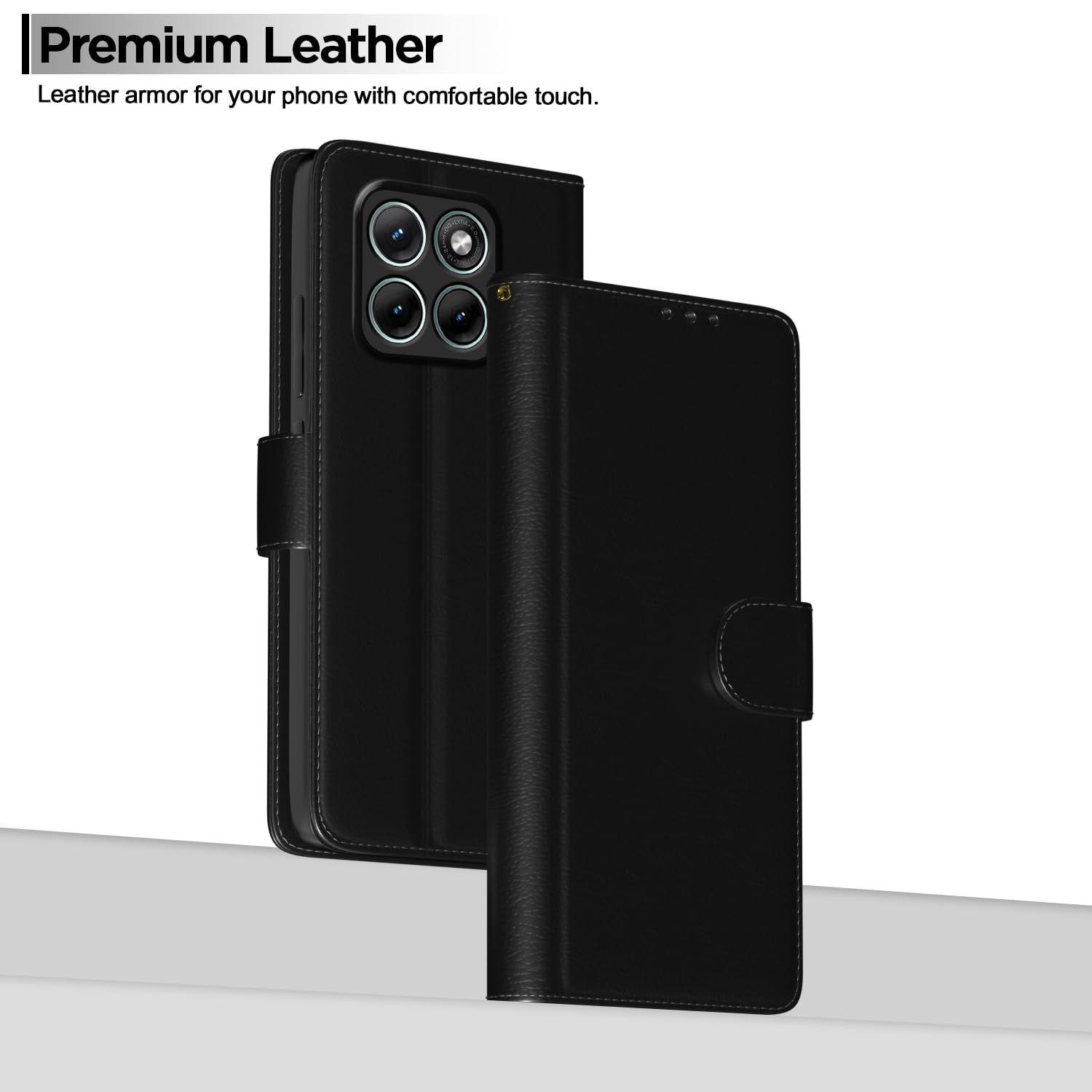 Pikkme Moto Edge 70 Fusion 5G Wallet black mobile flip cover – photo 2