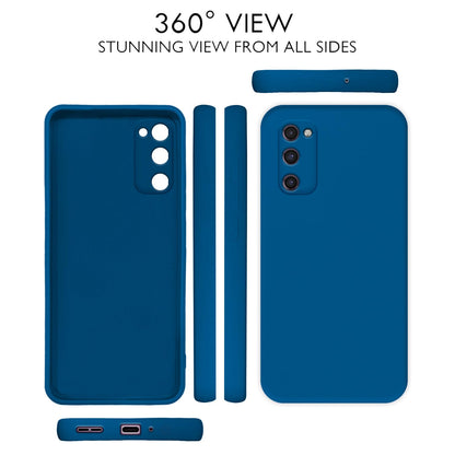 Pikkme Samsung Galaxy S20 FE / S20 FE 5G Soft Matte Silicone Shockproof Case | Blue