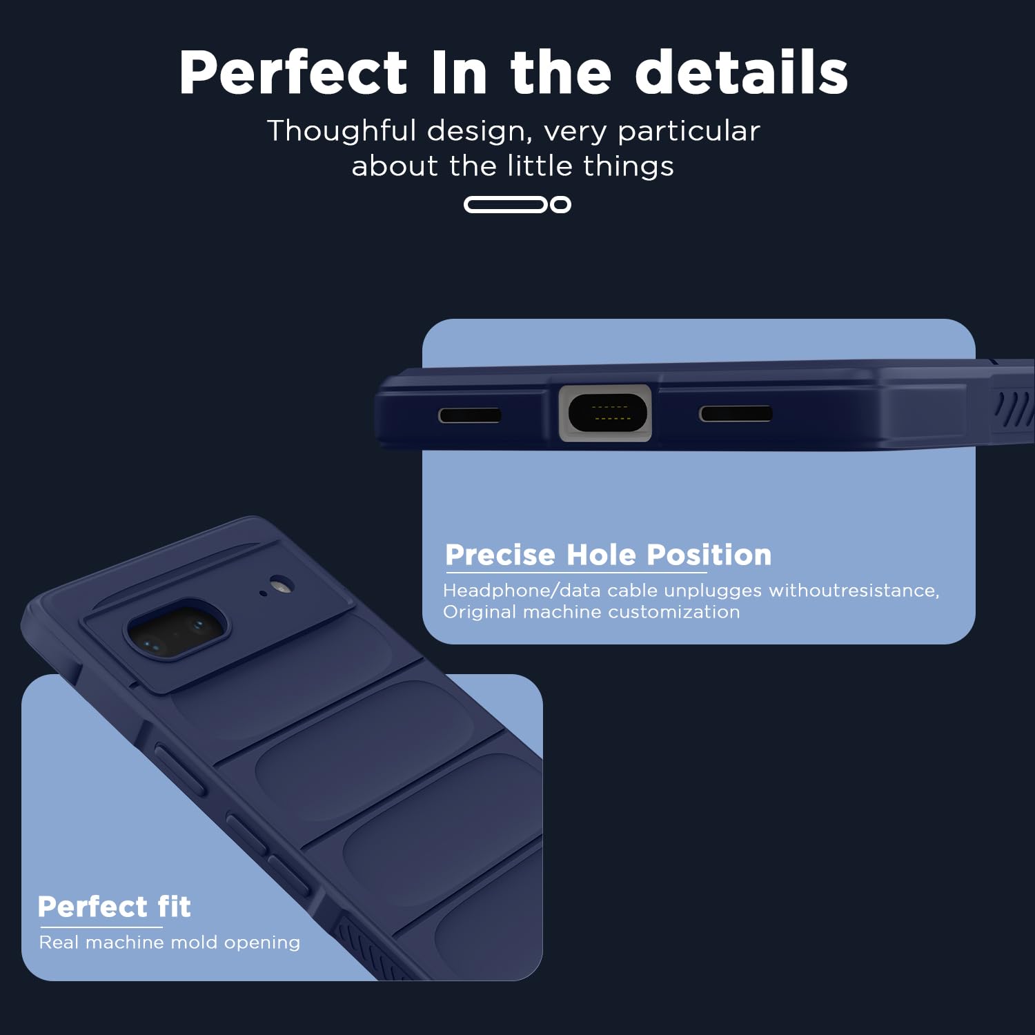 Google Pixel 7 mobile cover in blue by Pikkme – photo 5