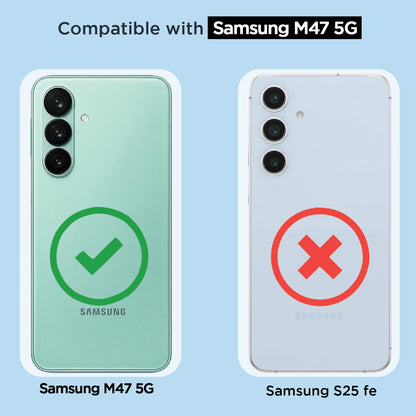 Transparent mag-safe MagSafe mobile cover for Samsung M47/A27 5G – Pikkme – photo 4