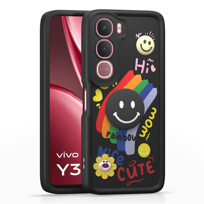 Vivo Y31 5G phone cover in black by Pikkme