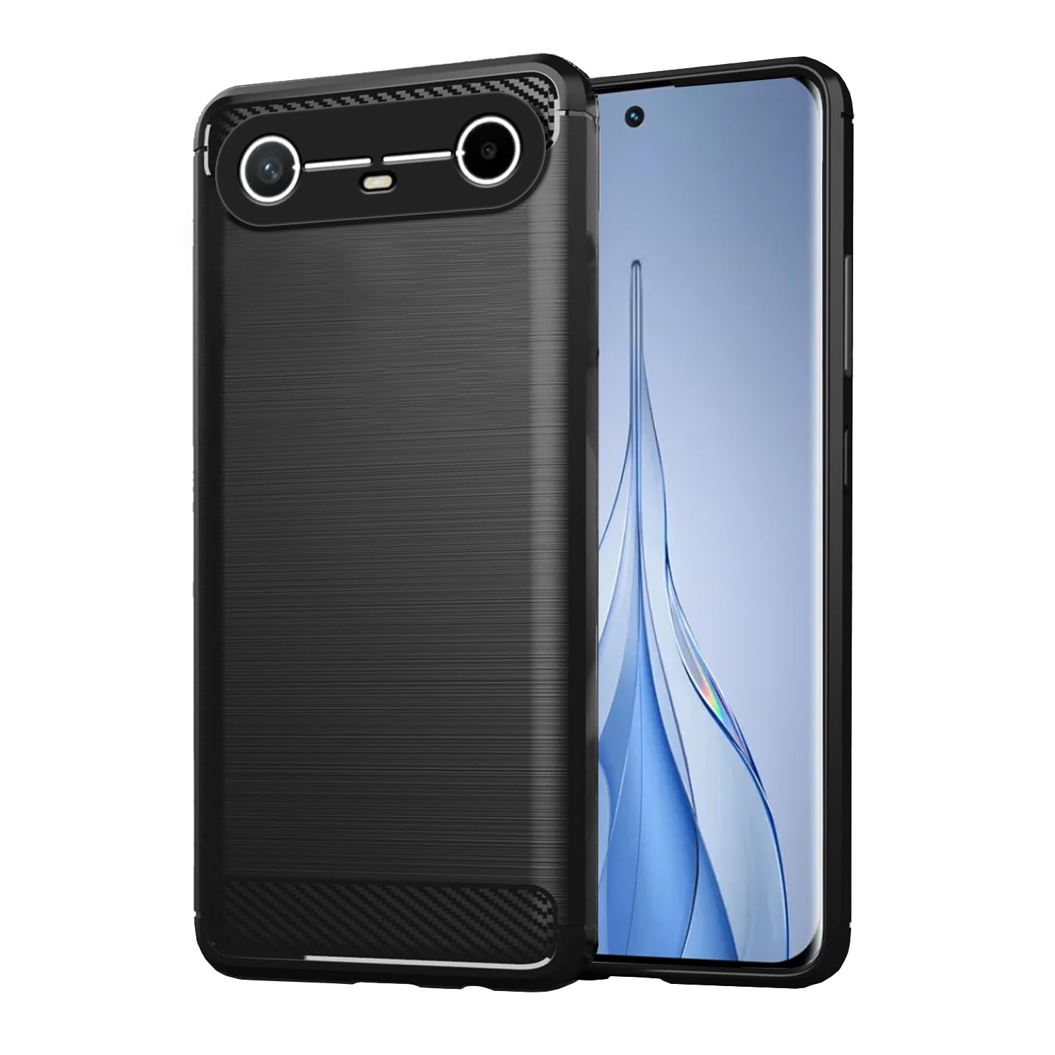 Pikkme Tecno Pova Hybrid black phone cover