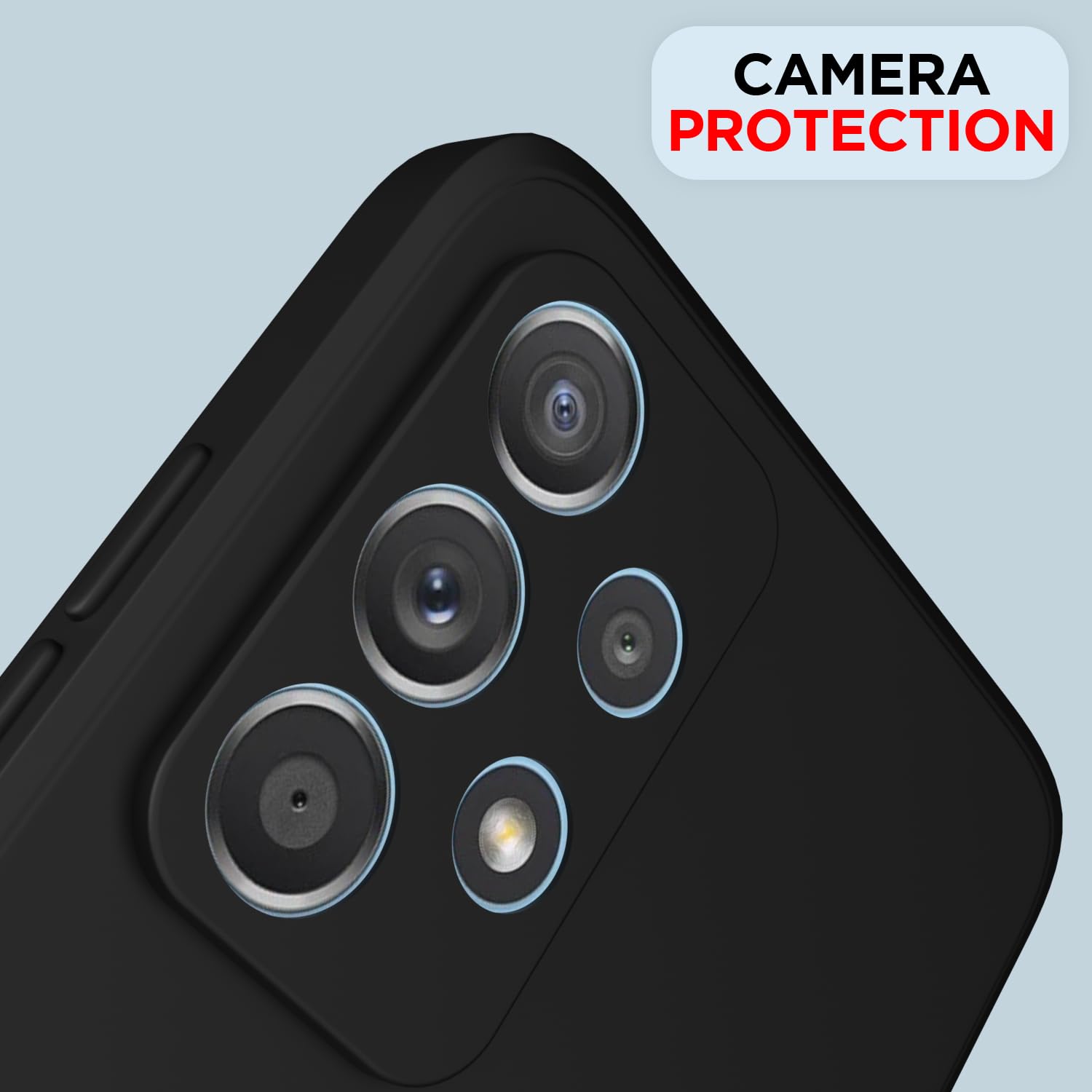 Samsung A52/A52s 5G Matte mobile back cover in black by Pikkme – photo 5