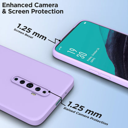 Pikkme Reno 2F / 2Z Liquid Silicone Back Cover | Purple