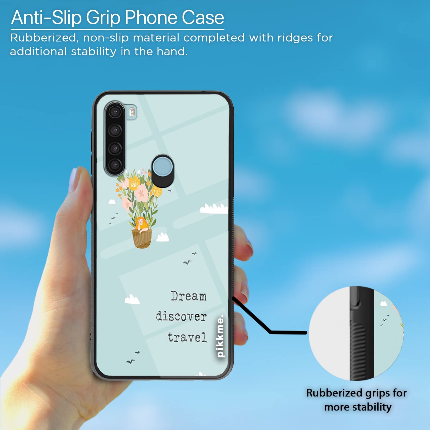 Redmi Note 8 Hybrid mobile back cover by Pikkme – photo 5