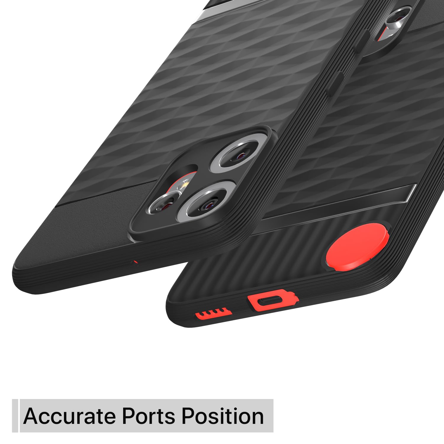 Pikkme CMF by Nothing Phone 2 Pro 5G Gencase Back Cover (Black)