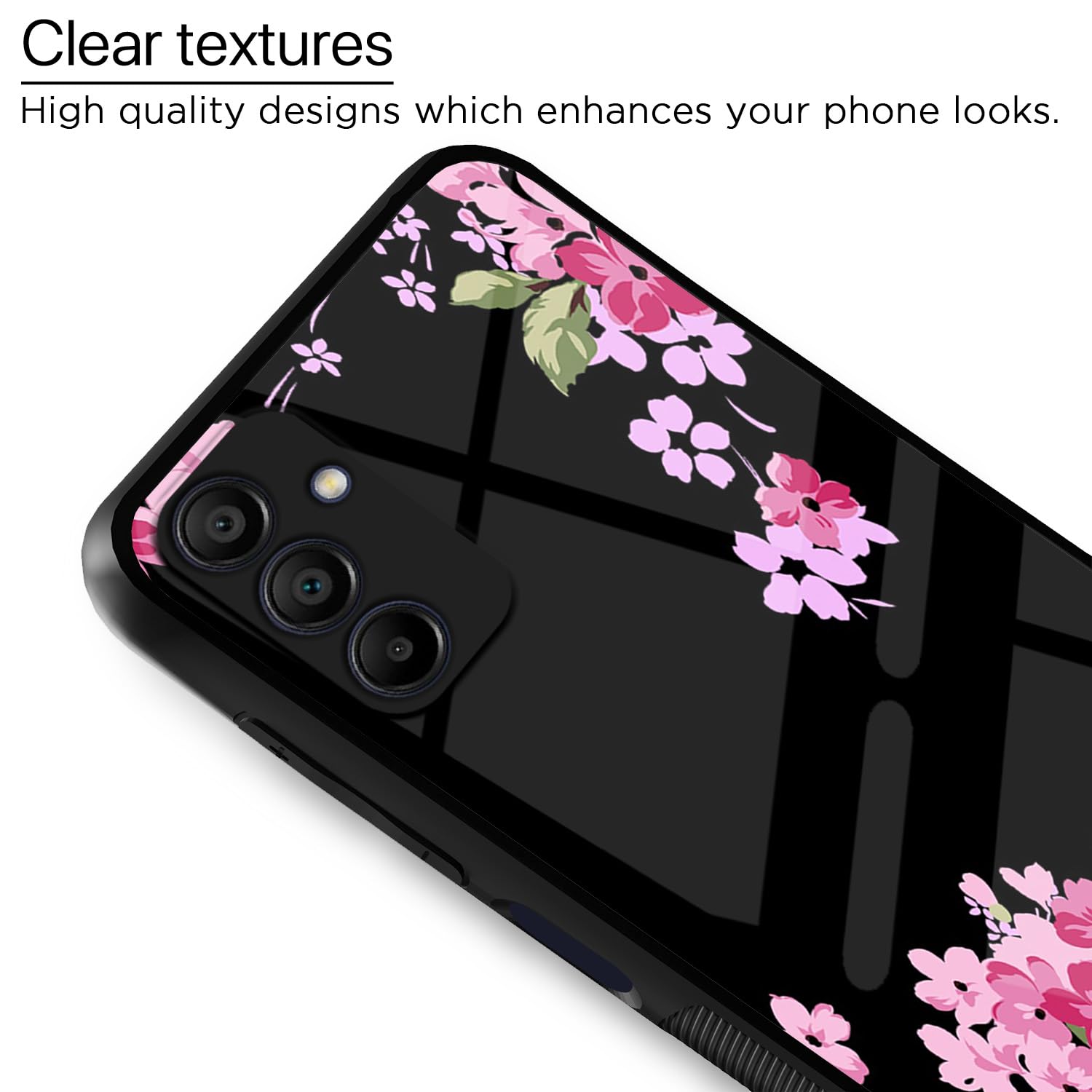 Samsung A15 5G Flower mobile back cover by Pikkme – photo 4