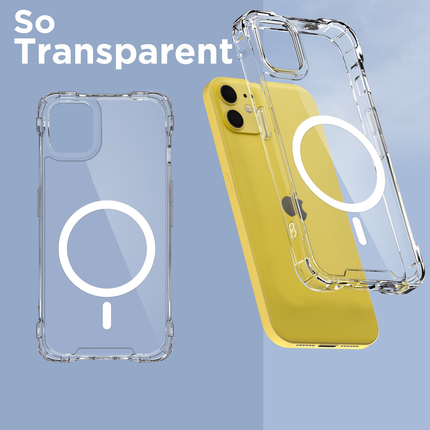 Pikkme iPhone 11 MagSafe transparent mag-safe mobile cover – photo 2