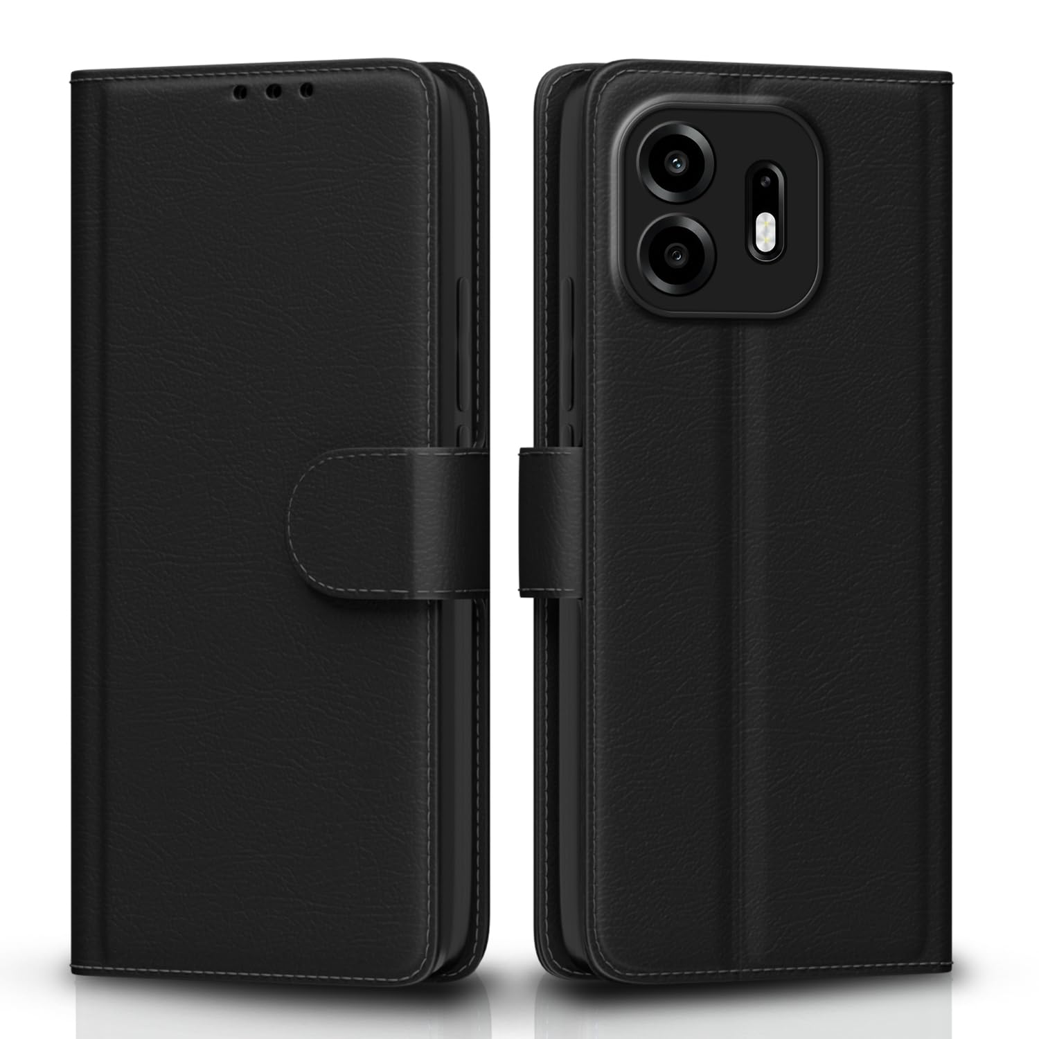 Pikkme black flip cover for OnePlus N6 5G