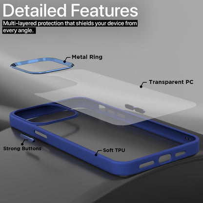 iPhone 13 Pro back cover in dark blue by Pikkme – photo 3