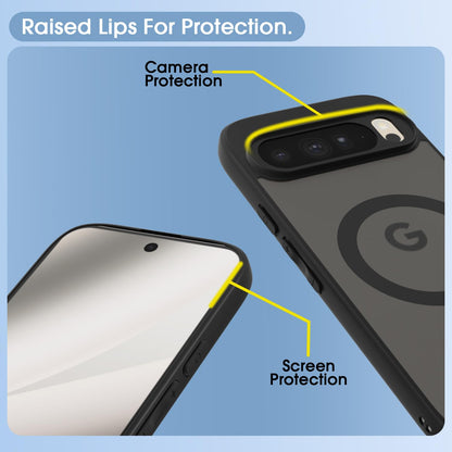 Pikkme Google Pixel 10 Pro XL 5G black smoke mag-safe phone cover – photo 4