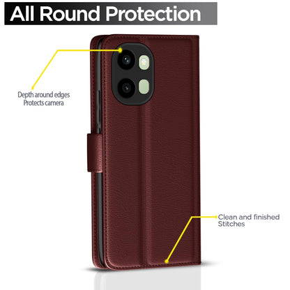 OnePlus 15R 5G flip case in brown by Pikkme – photo 4