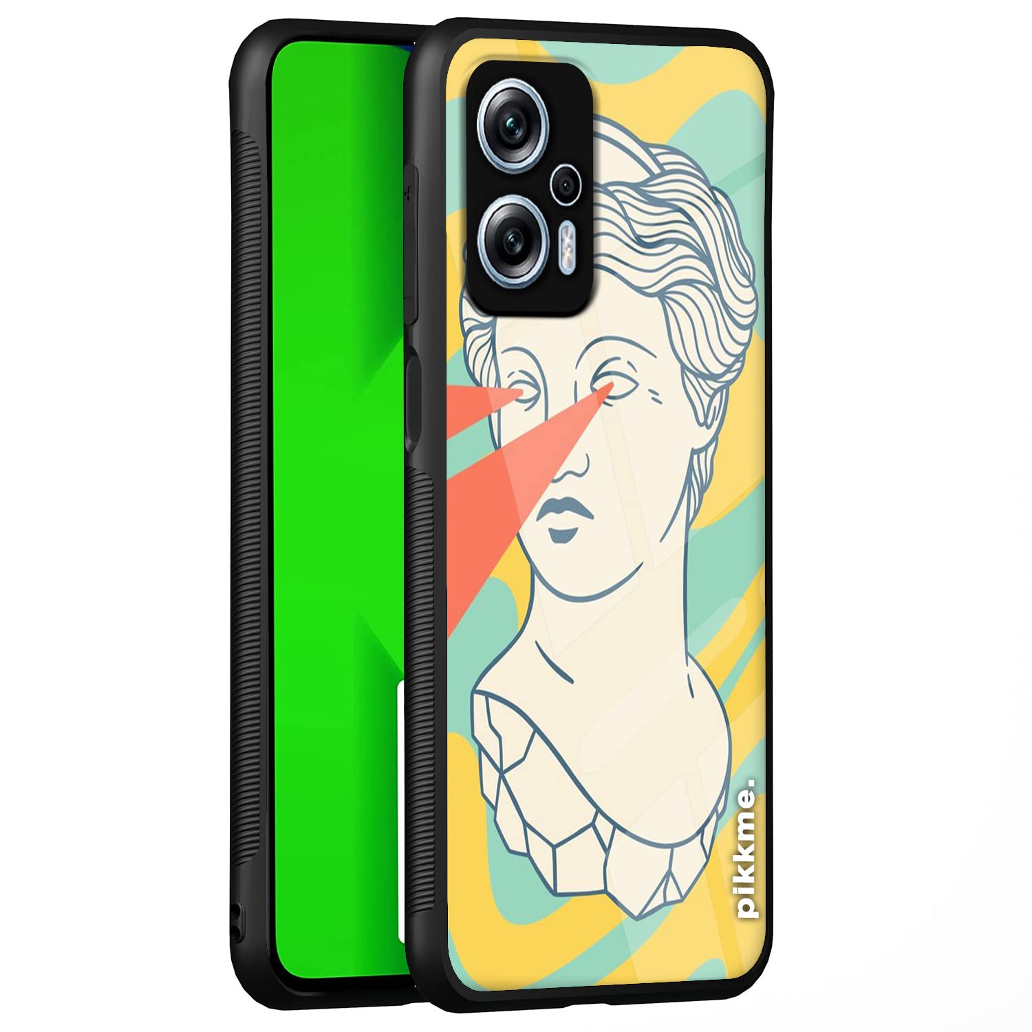 Redmi K50i 5G Hybrid mobile back cover by Pikkme
