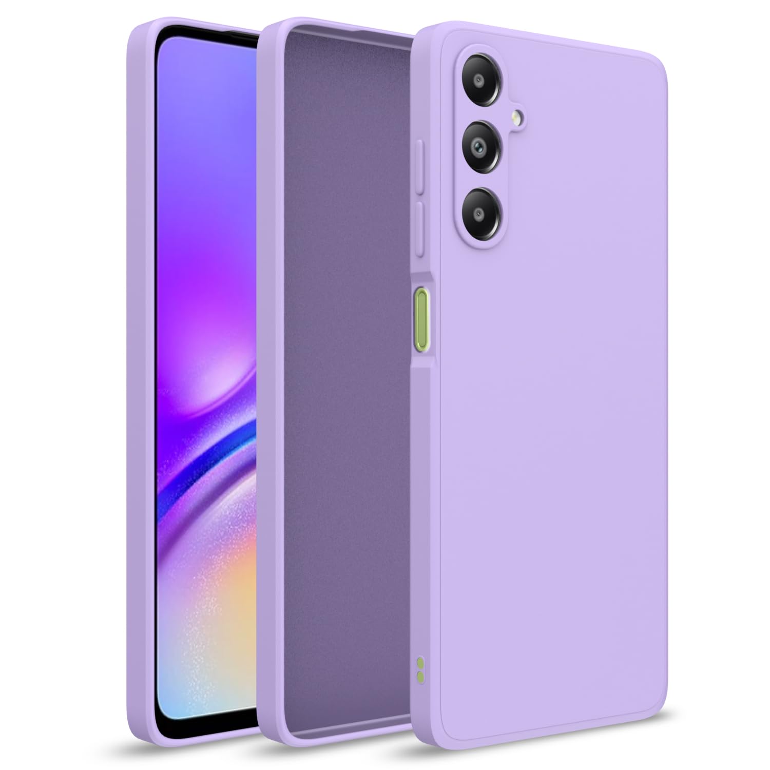  Samsung Galaxy A05s Liquid Silicone Back Cover-Purple