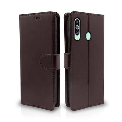 Pikkme Samsung Galaxy M40 coffee Flip Cover