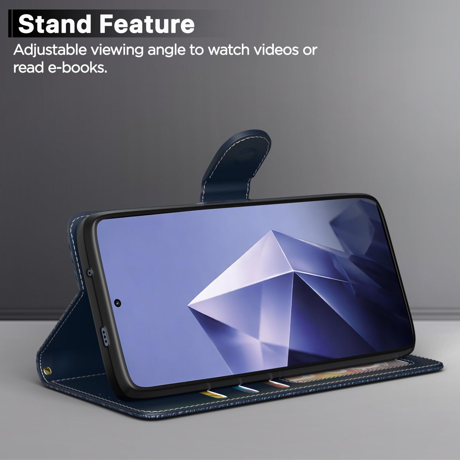 Pikkme blue flip cover for Infinix Note 50s 5G – photo 3