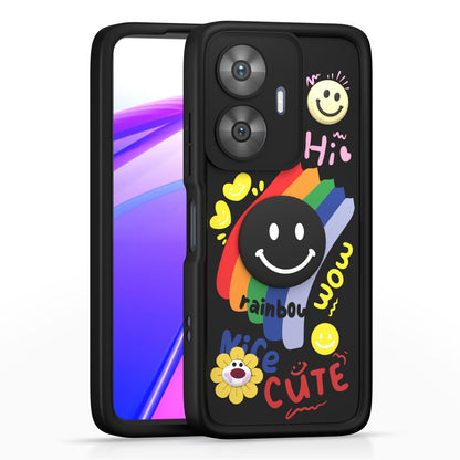 Pikkme black mobile cover for Realme Narzo N55/C55