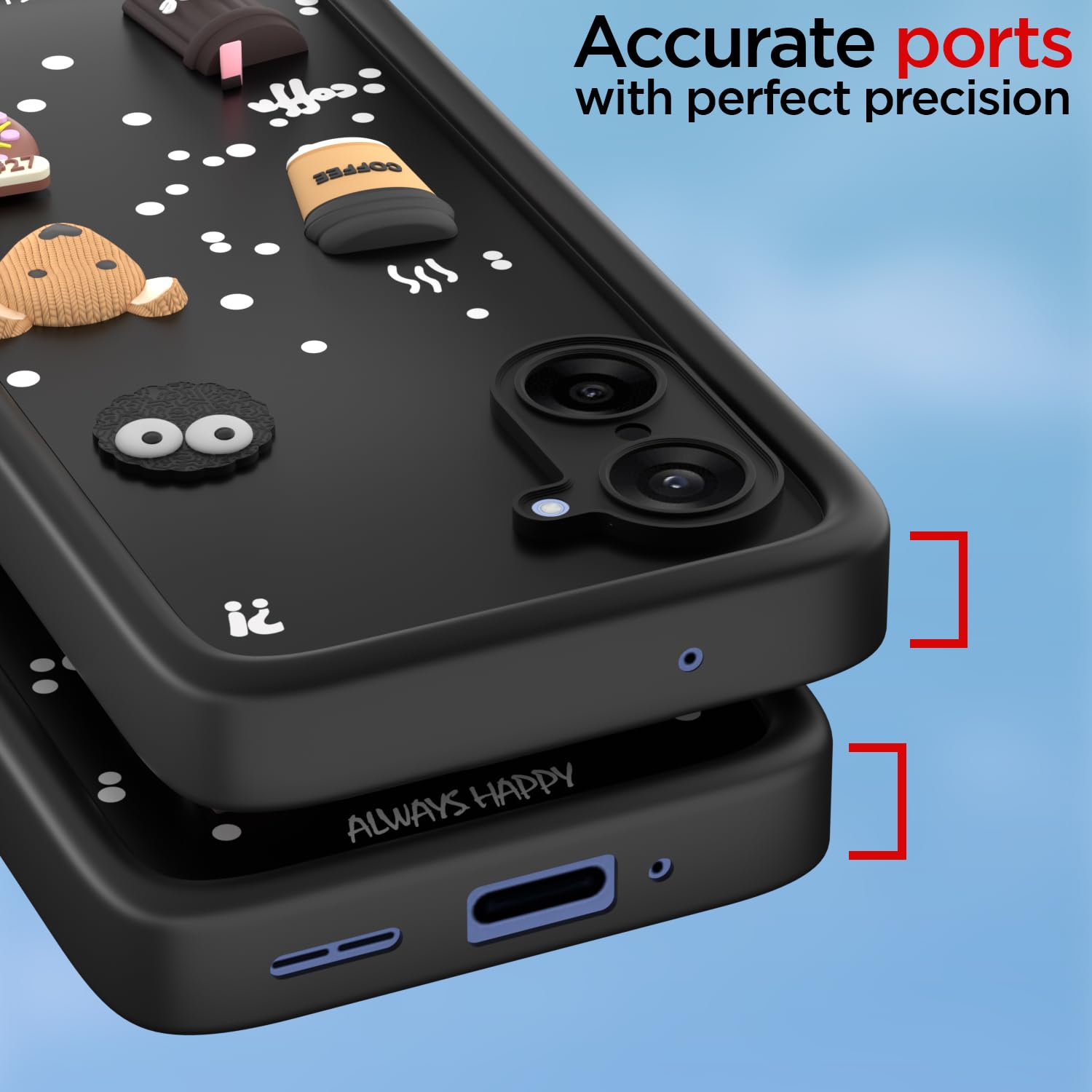 Pikkme OnePlus Nord CE 5 5G/3D black mobile cover – photo 4