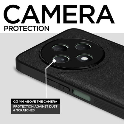Pikkme Oppo F27 5G Leatherback Back Case | Black
