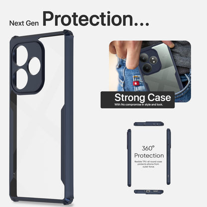 Blue Clear phone cover for Realme GT 6T 5G – Pikkme – photo 6