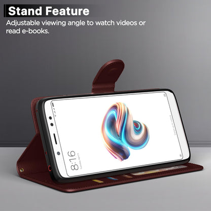 Pikkme Redmi Note 5 brown flip case – photo 3