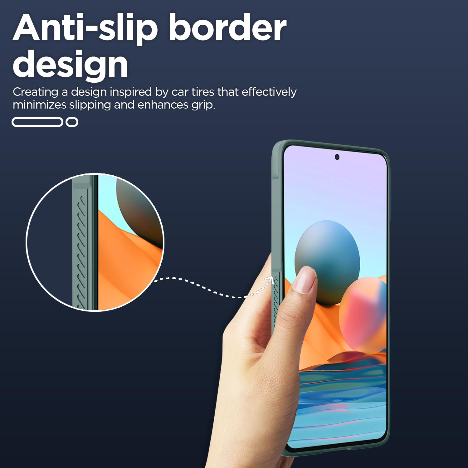 Redmi Note 10 Pro 4G/10 Pro Max back cover in green by Pikkme – photo 4