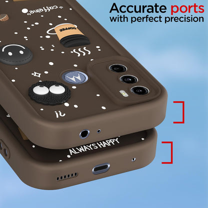 Pikkme brown Silicone mobile cover for Moto G60/G40 Fusion/3D – photo 4