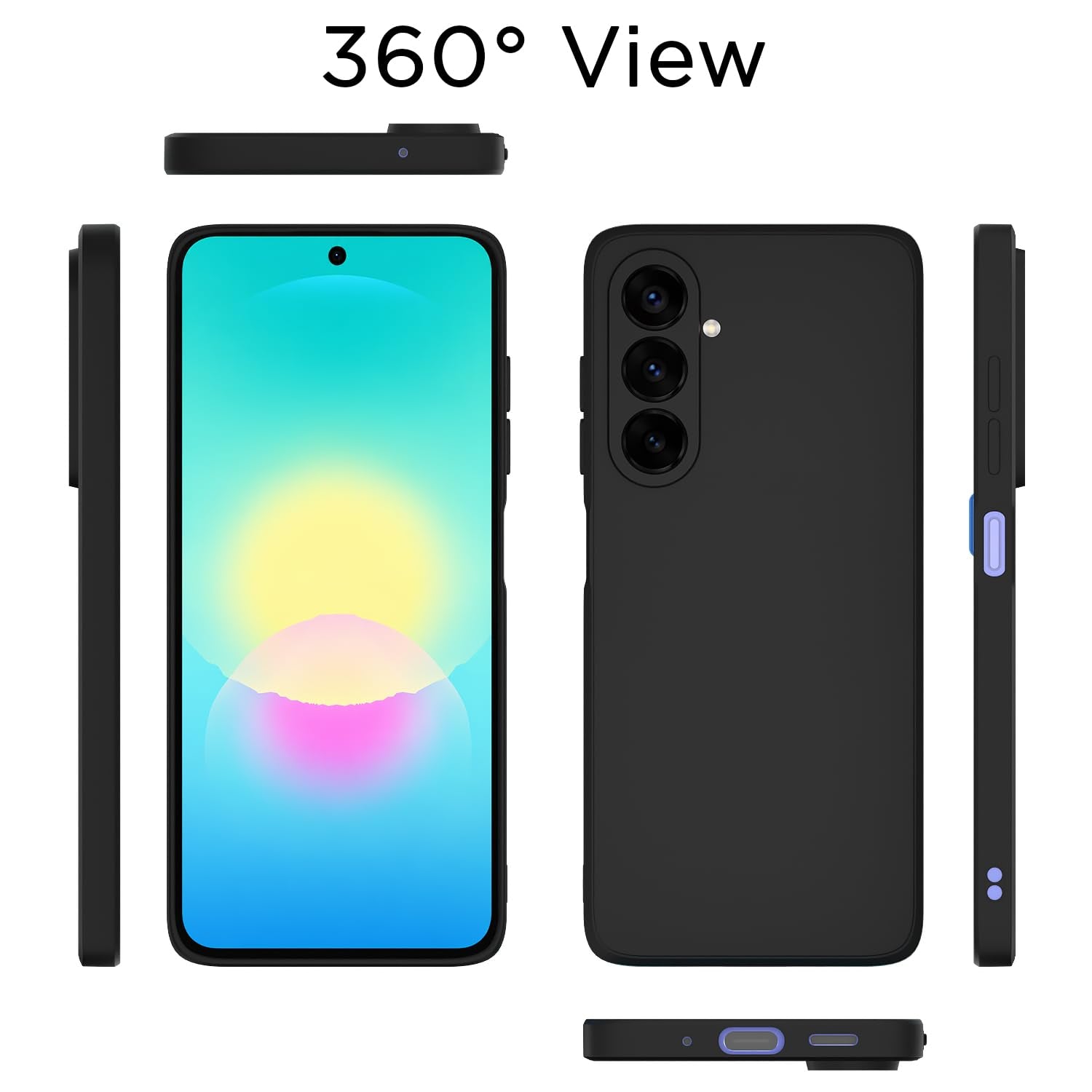 Pikkme black Matte mobile back cover for Samsung A27/M47 5G – photo 4