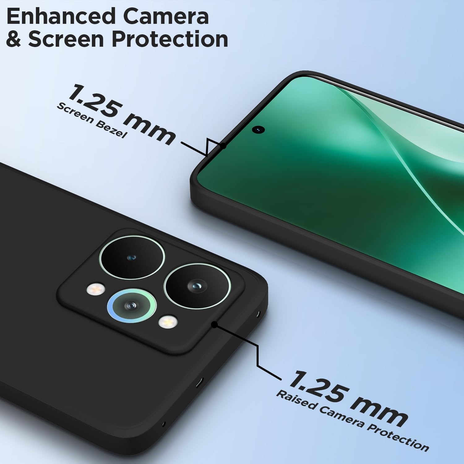 Black back cover for Realme 15 Pro 5G – Pikkme – photo 2