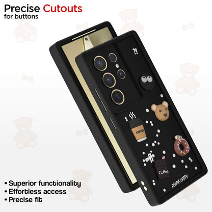 Samsung S24 Ultra 5G/3D Silicone mobile back cover in black by Pikkme – photo 6
