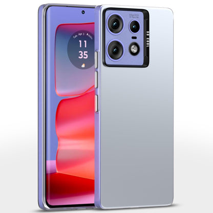 Pikkme silver Matte mobile cover for Moto Edge 50 Pro 5G