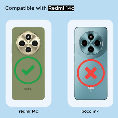 Pikkme transparent mag-safe phone cover for Redmi 14c/A4/Poco C75 5G – photo 4