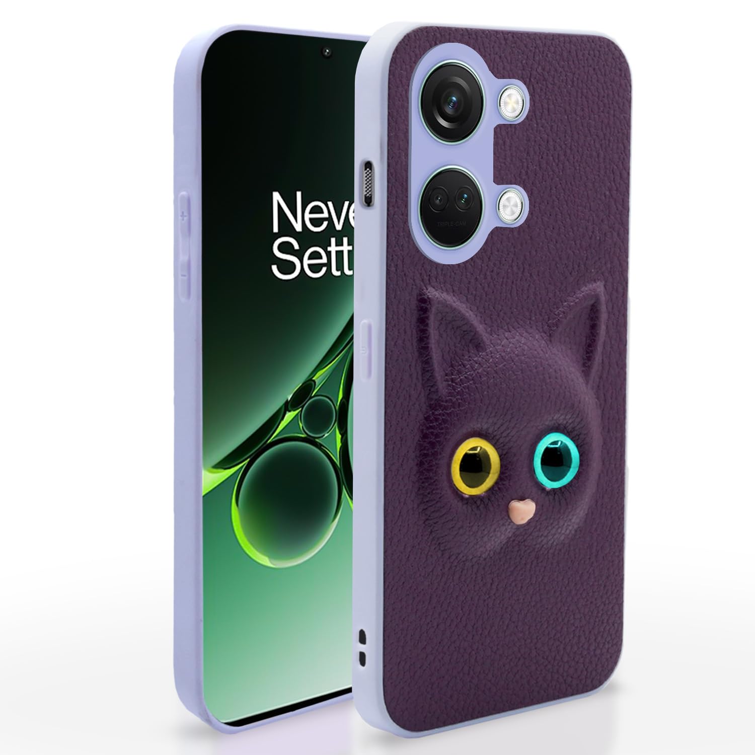 Purple OnePlus Nord 3 5G Kitty Back Cover – Stylish and Protective Back Cover