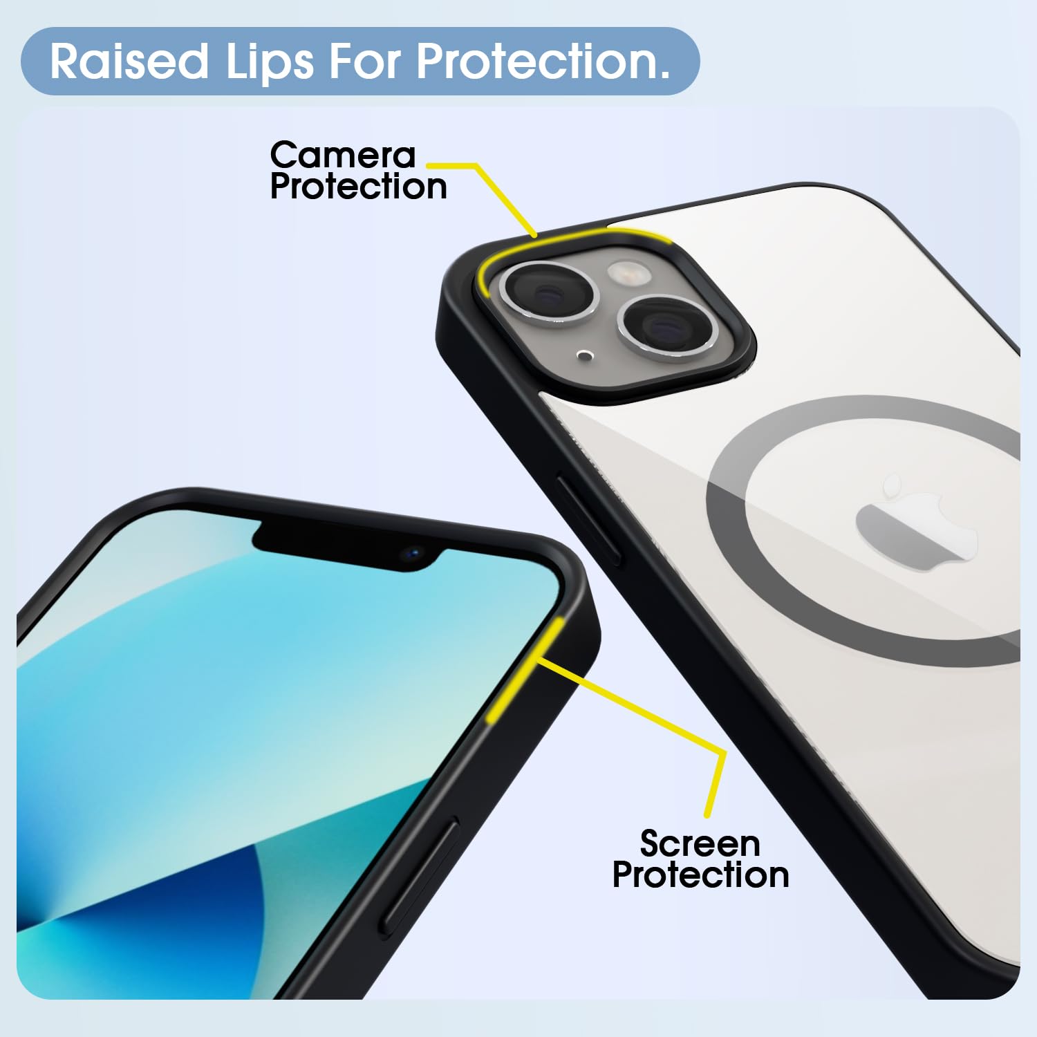 Pikkme black mobile back cover for iPhone 13/14 – photo 4