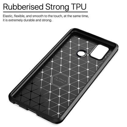 Samsung M31/M31 Prime/F41 Carbon back cover in black by Pikkme – photo 6