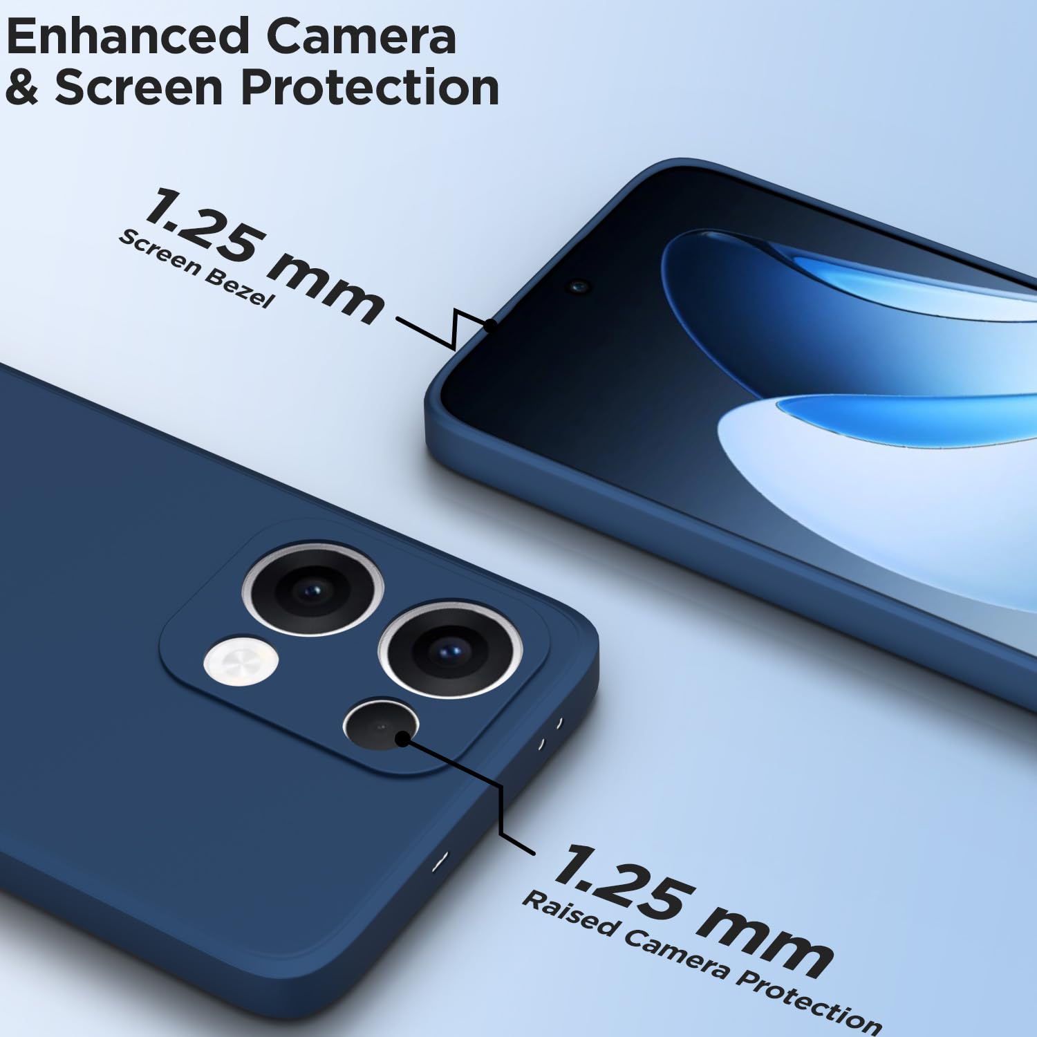 Pikkme OPPO Reno 13 5G blue back cover – photo 2