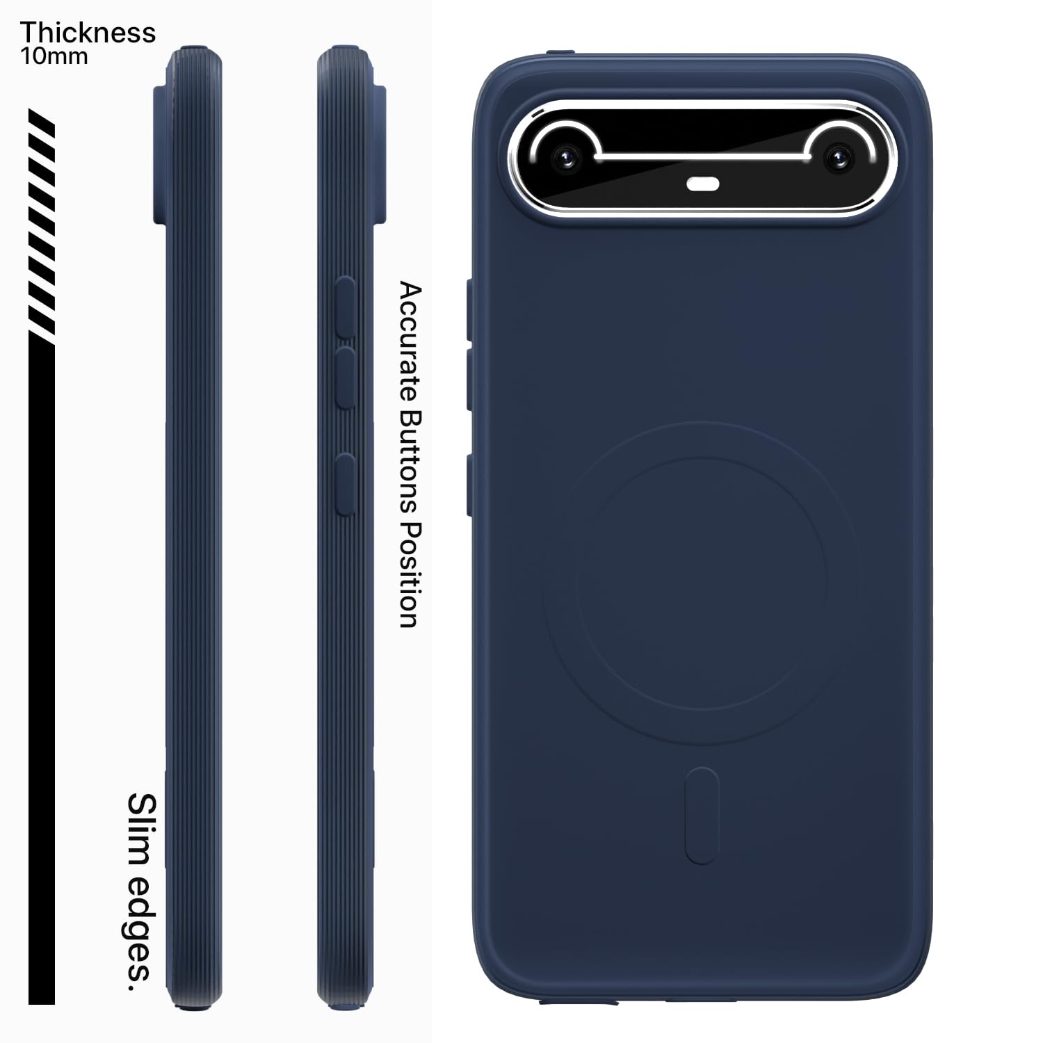 Pikkme blue MagSafe mobile cover for Tecno Pova – photo 3