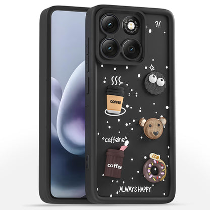 Black phone cover for Moto G86 Power 5G – Pikkme